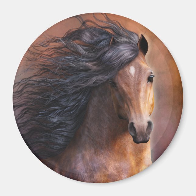 Morgan Horse Magnet (Front)