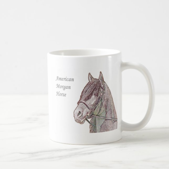 Morgan Horse mug (Right)