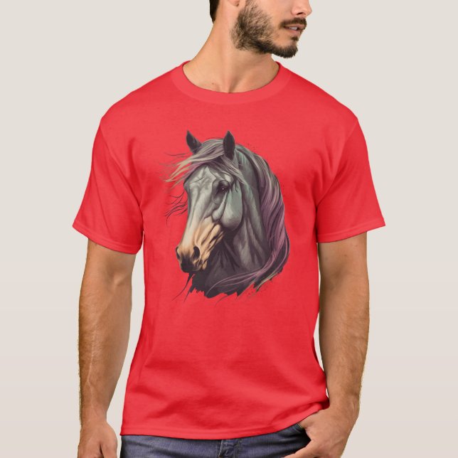 Morgan Horse retro T-Shirt (Front)