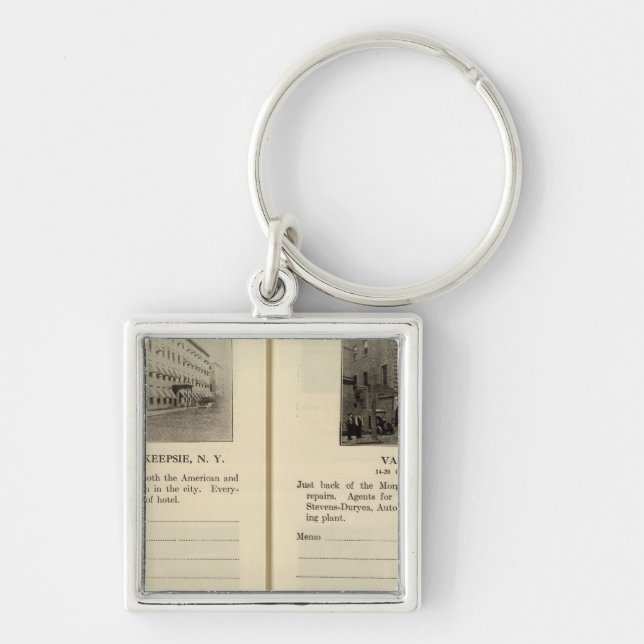 Morgan House, Van's Garage, Poughkeepsie Key Ring (Front)