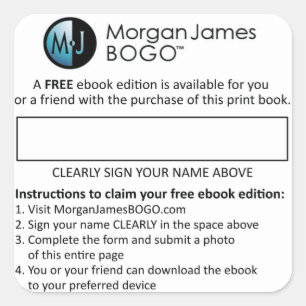 Morgan James BOGO Stickers