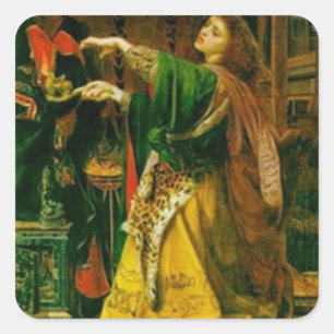 Morgan le Fay - Arthurian Legend Square Sticker