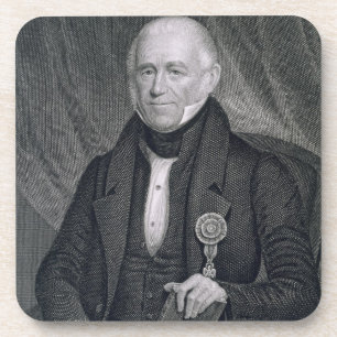 Morgan Lewis, engraved by Asher Brown Durand (1796 Coaster