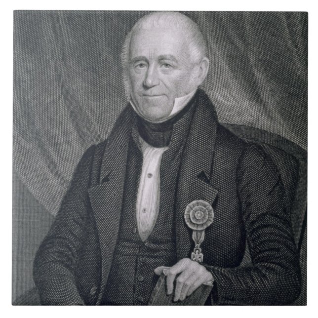 Morgan Lewis, engraved by Asher Brown Durand (1796 Tile (Front)