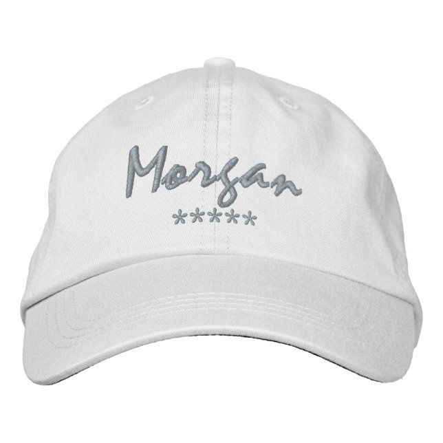 Morgan Name Embroidered Hat (Front)