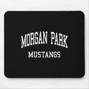 Morgan Park High School Hs Chicago Il Retro Sports Mouse Pad
