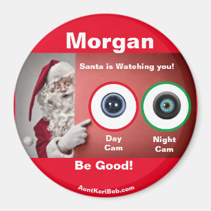 Morgan Santa is watching Magnet