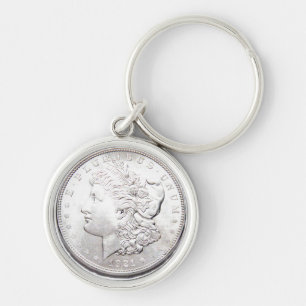 MORGAN SILVER DOLLAR KEY RING