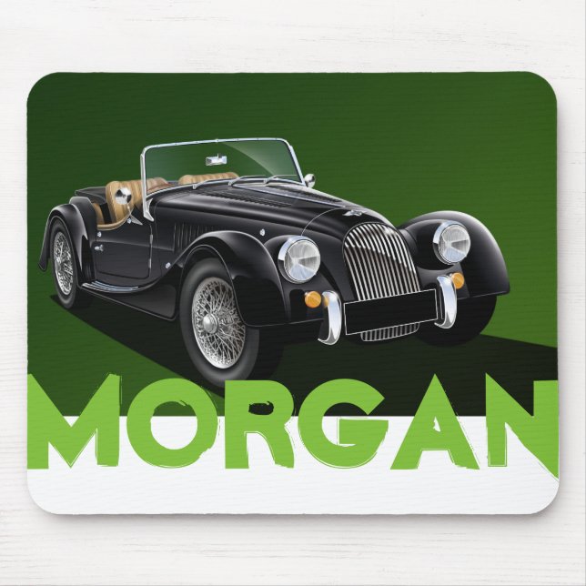 Morgan Sports Car Mouse Mat (Front)