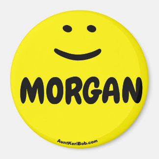 MORGAN yellow smile magnet