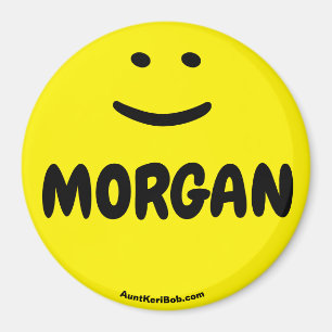 MORGAN yellow smile magnet