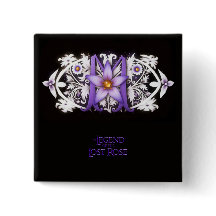 Morgana Fantasy Flower Button