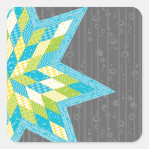 Morgan's Star Square Sticker