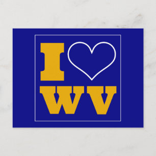 Morgantown (WV) Tailgate Invitation Postcard
