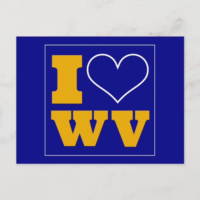 Morgantown (WV) Tailgate Invitation Postcard (Front)