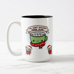 MoriarTEA & Purrlock at Christmas Two-Tone Coffee Mug