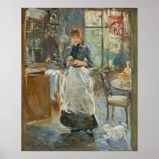 Morisot - In The Dining Room 1886 Poster (Front)