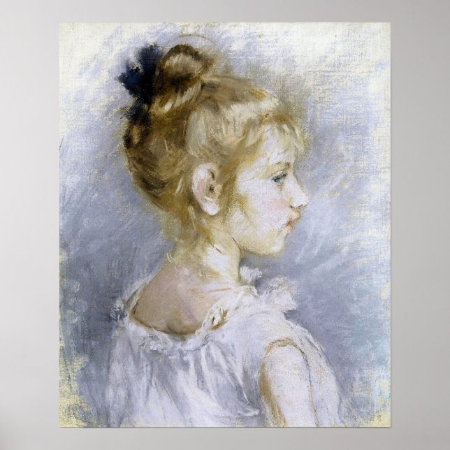 Morisot - Portrait Of Blanche Pontillon 1877 Poster (Front)