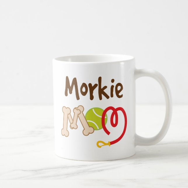 Morkie Dog Breed Mum Gift Coffee Mug (Right)