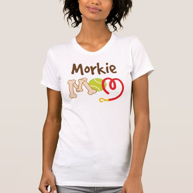 Morkie Dog Breed Mum Gift T-Shirt (Front)