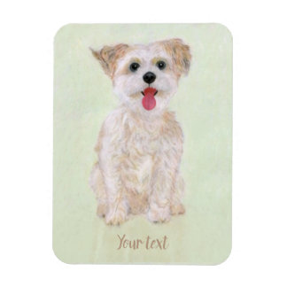 Morkie Dog Flexible Magnet