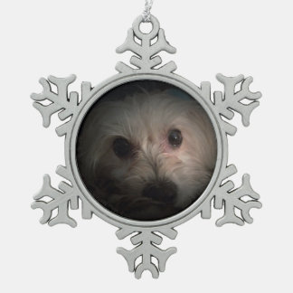 Morkie Dog Puppy Cute Rescue Ornament