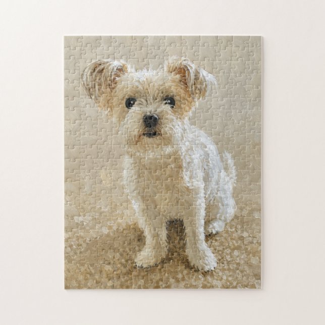 Morkie Love Jigsaw Puzzle (Vertical)