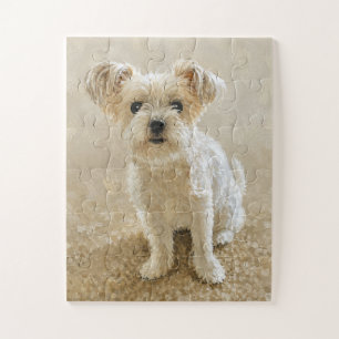 Morkie Love Oversized Jigsaw Puzzle