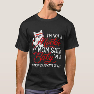 Morkie Mum Maltese Yorkie Dogs T-Shirt