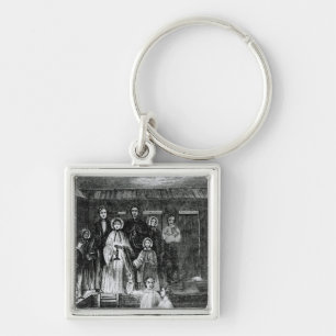 Mormon Baptism Key Ring