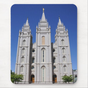 Mormon (LDS) Temple  in Salt Lake City, Utah Mouse Pad