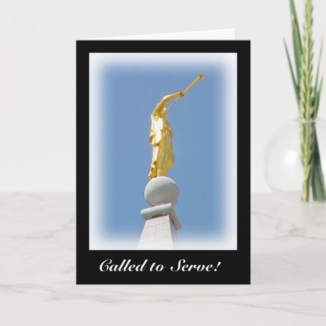 Mormon Missionary: Called to Serve Greeting Card (Front)