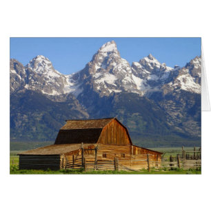Mormon Row Barn with Teton Range