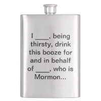 Mormon Temple Flask