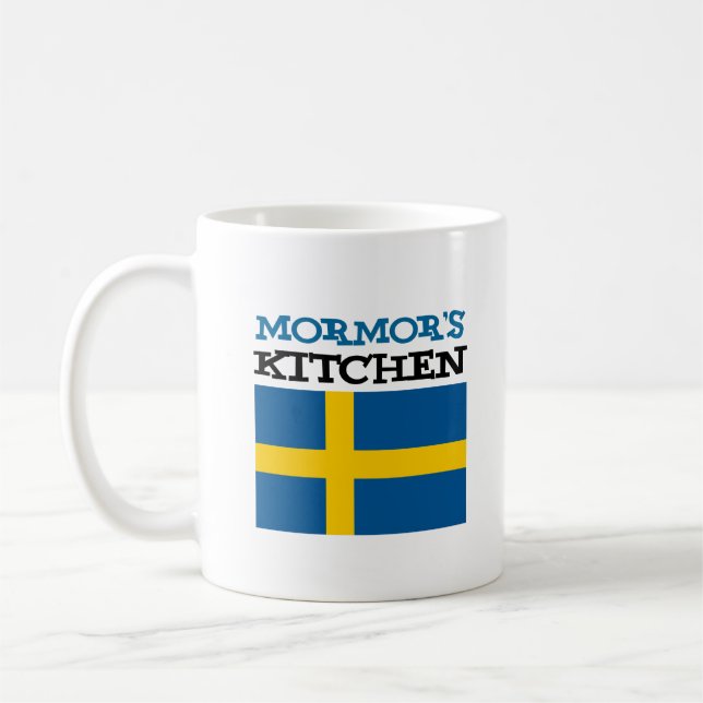Mormor's Kitchen Swedish Grandmother Coffee Mug (Left)