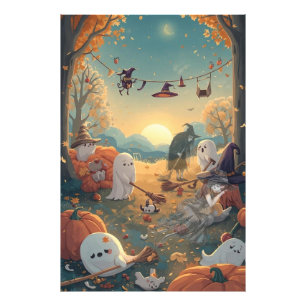 Morning After Halloween - A Ghostly Clean-Up Tale Photo Print