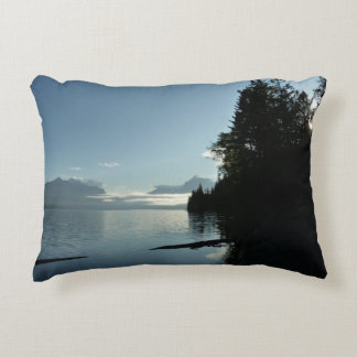 Morning at Lake McDonald in Glacier National Park Decorative Cushion