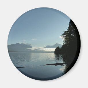 Morning at Lake McDonald in Glacier National Park Magnet
