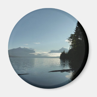 Morning at Lake McDonald in Glacier National Park Magnet