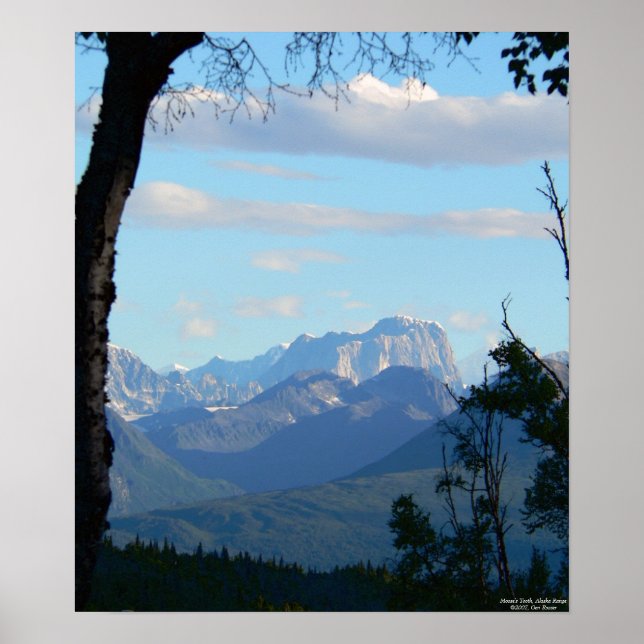 Morning at Moose's Tooth Poster (Front)