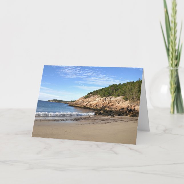 Morning at Sand Beach Card (Front)