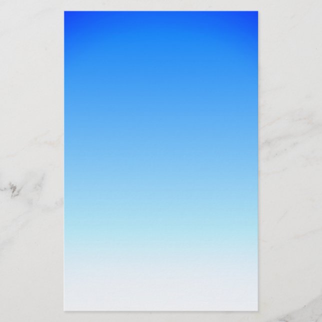 morning at the sea watercolor stationery (Front)