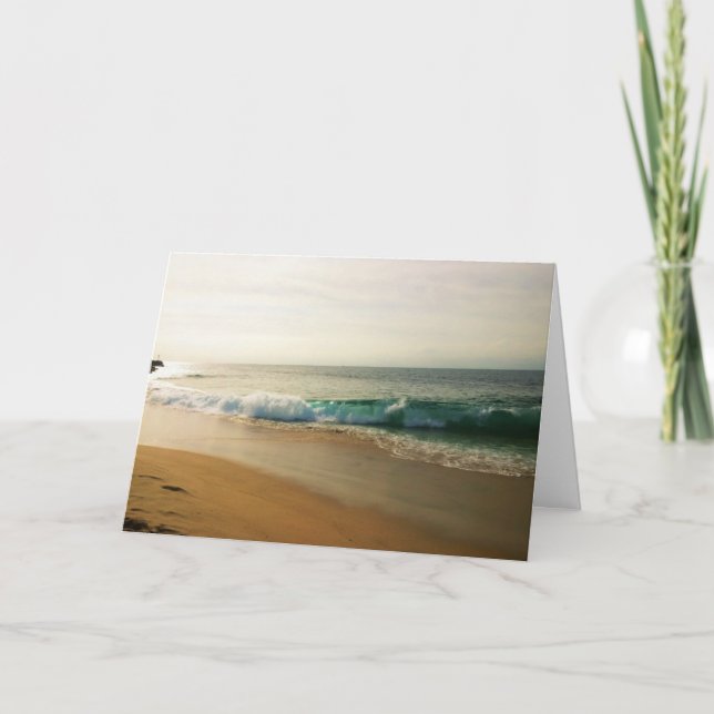 Morning at the Wedge, CA Card (Front)