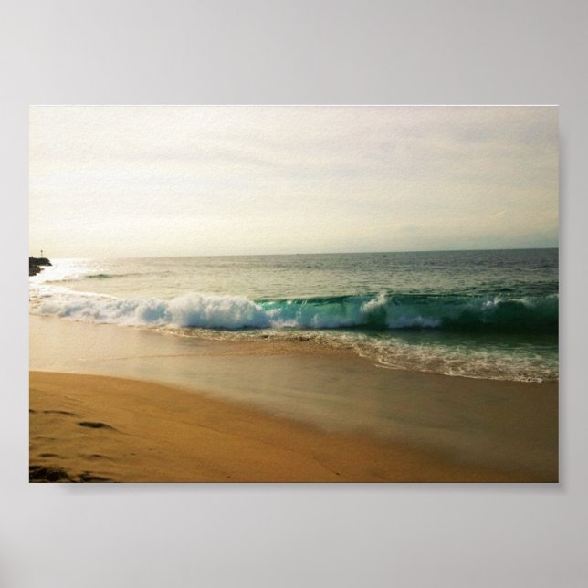 Morning at the Wedge, CA Poster (Front)