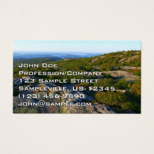 Morning atop Cadillac Mountain at Acadia