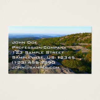 Morning atop Cadillac Mountain at Acadia