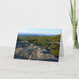 Morning atop Cadillac Mountain at Acadia Card