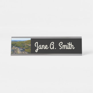 Morning atop Cadillac Mountain at Acadia Desk Name Plate