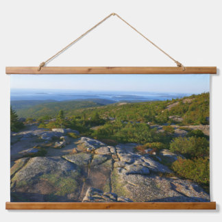 Morning atop Cadillac Mountain at Acadia Hanging Tapestry