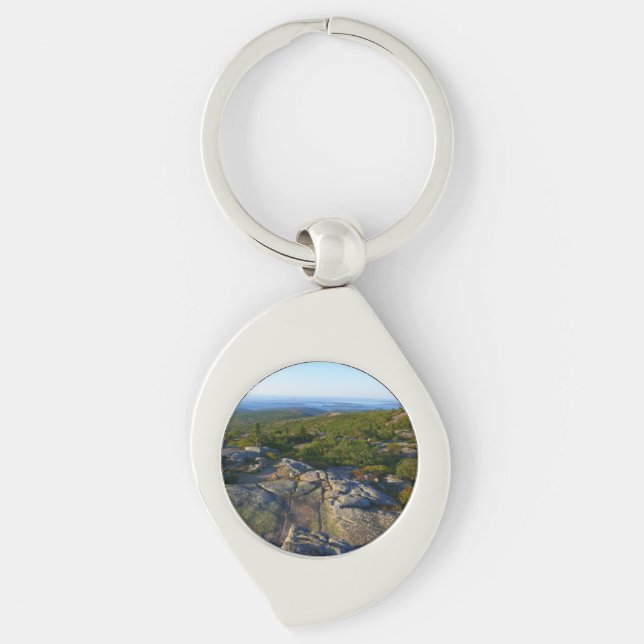 Morning atop Cadillac Mountain at Acadia Key Ring (Front)